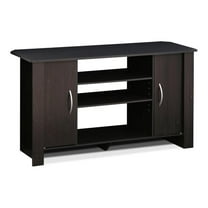 Maklaine Wood TV Stand Entertainment Center for TV up to 46" in Espresso
