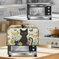thumbnail image 3 of TSOVTHRID Black Cat Floral Butterfly Print Microwave Oven Dust Cover Heavy Duty Microwave Oven Cover Dust-Proof Kitchen Machine Covers Case Protections for Toaster Oven, 20.9"W x 15.7"D x 12.4"H, L, 3 of 7