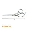 thumbnail image 3 of Gingher 8-Inch Knife Edge Bent Dressmaker's Shears,, 3 of 6