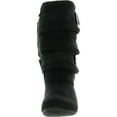 thumbnail image 3 of Lucky Top Girls Bank-21K Slouch Double Buckle Suede Boots with Zipper, 3 of 4