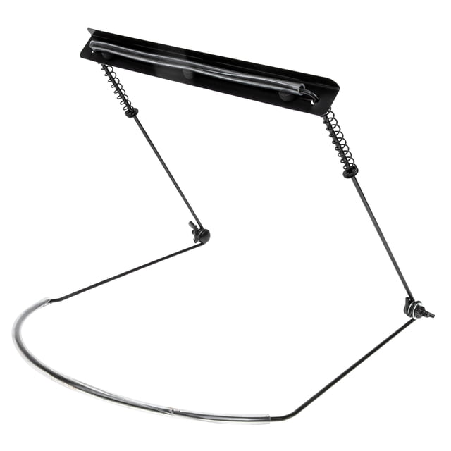 STRANDCHIC Support Harmonica pour Cou Mains Libres Alliage de Zinc Noir 1 Ensemble