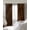 White, variant on Retro Wooden Board Blackout Curtains for Bedroom/Living Room, Thermal Insulated Kitchen Curtains, Western Country Farmhouse Brown Wood Grommet Darkening Window Treatment Drapes 27.5"x39"x2