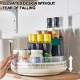 thumbnail image 4 of Fiudx Liquidación de ahorros de invierno Estante de almacenamiento giratorio para cosméticos, bandeja para encimera de cocina, estante para condimentos, estante de almacenamiento organizador multifun, 4 of 7