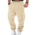 thumbnail image 1 of Pantalones deportivos TRFIC de forro polar para hombre, cintura elástica y pesada, 1 of 8