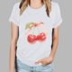 thumbnail image 5 of Blusas de Manga Corta para las Mujeres Divertida Impresión Cuello Redondo Camiseta Vintage, Blusas de Primavera para las Mujeres, 5 of 9