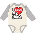 thumbnail image 3 of Inktastic I Love My Dada Boys or Girls Long Sleeve Baby Bodysuit, 3 of 5