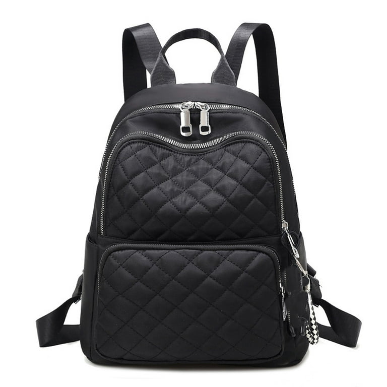 Laidan Waterproof Shoulder Bag Casual School Bag Day pack Small Anti Theft Rucksack Adult Unisex Size 1 Pack Black