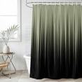 thumbnail image 4 of Shower Curtain Sage Green Black Lines Bathroom Curtains with Hooks, Waterproof Fabric Abstract Art Stripes Bath Shower Curtains Set for Bathroom Bathtubs Decor 36x72 Inch, 4 of 9