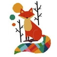 thumbnail image 1 of GUOOL Colorful Lowrie Pattern Stamped & Counted Cross Stitch s DIY Needlepoint 14CT 22x30cm 14CT, 1 of 8