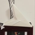 thumbnail image 3 of Estrella de Navidad Puerta de estrella plegable de papel Colgante Decoración de fiesta Árbol Topper Blanco Sunnimix estrella de papel colgante de navidad, 3 of 8