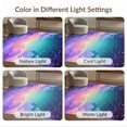 thumbnail image 7 of ODIKA Galaxy Pink Tie Dye Kawaii Mermaid Border Shaped Pet Friendly & Kids Safe Play for Playroom, Bedroom, Reading Nook, 7 of 7