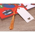 thumbnail image 4 of Mini Silky Handmade Soft Flossy Bookmark Tassels with Cord Loop for Keychain Earring Jewelry Making, Souvenir, Graduation, Clothing Sewing, Gift Tag DIY Craft Projects, 20PCS (Light Gold), 4 of 11