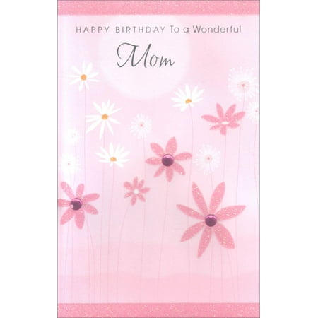 Freedom Greetings Pink and White Flowers Mother Birthday