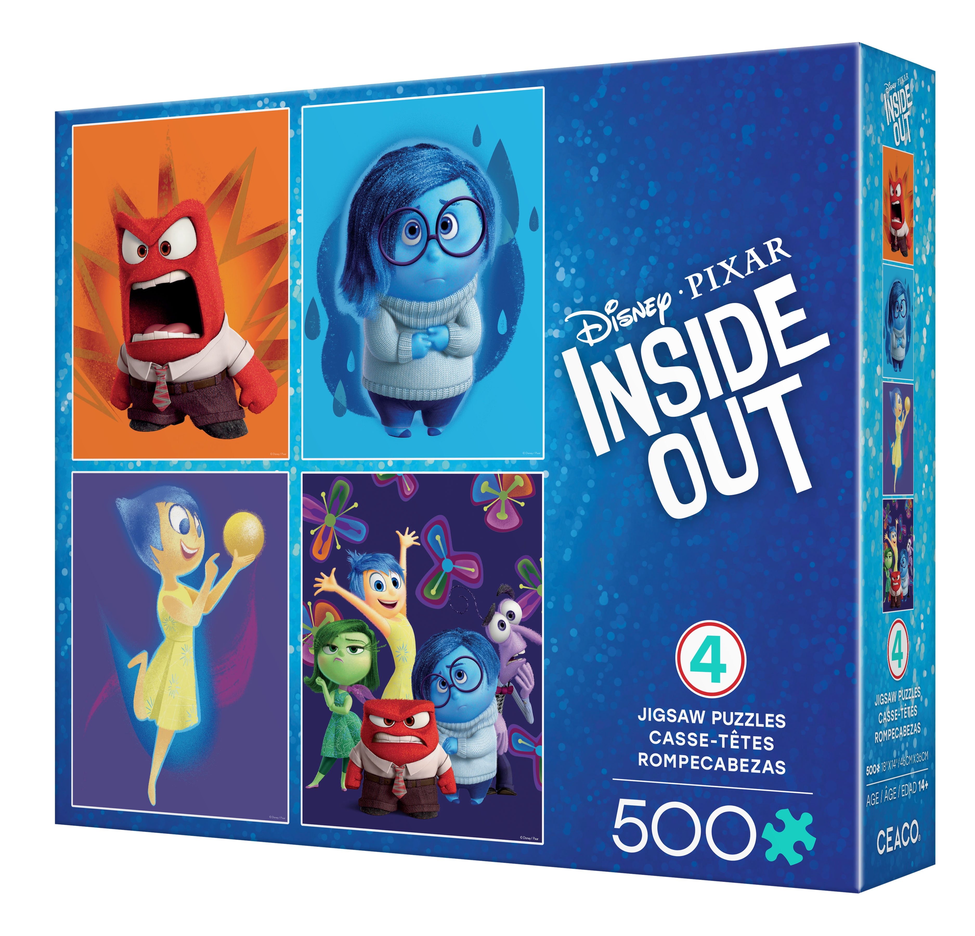 Ceaco 2000 Piece Disney Pixar 5 Inside Out Interlocking Jigsaw Puzzle