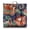 Colorful Floor Pil, variant on Tropical Oasis Seat Cushion&nbsp;– 22x22 Inch Floor Pillow, Dutch Velvet, Watercolor Palm Design (Dreamy Getaway Feel)