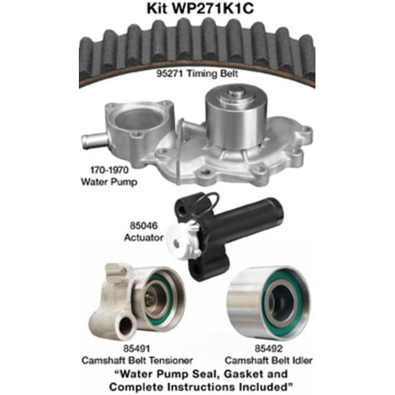 Dayco WP271K1C Engine Timing Belt Kit w/Water Pump