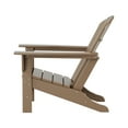 thumbnail image 4 of Westin Outdoor Patio Adirondack Chair (Set of 4), Weathered Wood, 4 of 8