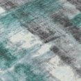 thumbnail image 2 of Dalyn Rugs Machine Washable Indoor/Outdoor Chantille Teal 8' x 8' Round Rug, 2 of 7
