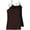 2 Pack - Black, Brown, variant on Women's & Juniors Camisole Built in BRA Adjustable Spaghetti Strap Long Tank Top - 2 Pack