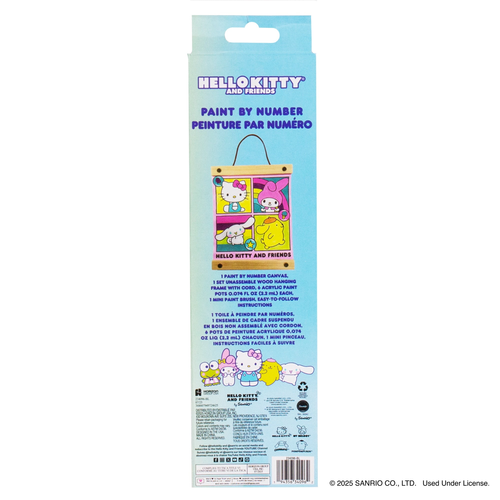 Hello Kitty® And Friends Paint By Number