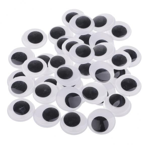2X Self-Adhesive Wiggle Eyes Kid Crafts Moving Eyes 25mm 40pieces
