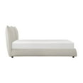 thumbnail image 3 of Lexicon Linna Chenille Upholstery Queen Platform Bed in Beige, 3 of 4