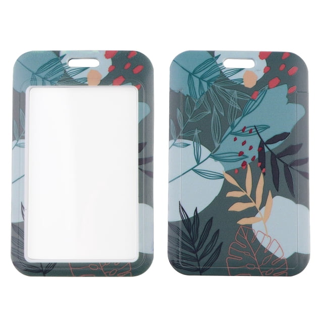 Green Plants Fresh Leaf ID Card Badge Lanyard Neck Strap for Key ID Card Phone Straps Badge Holder DIY Hanging Rope 14