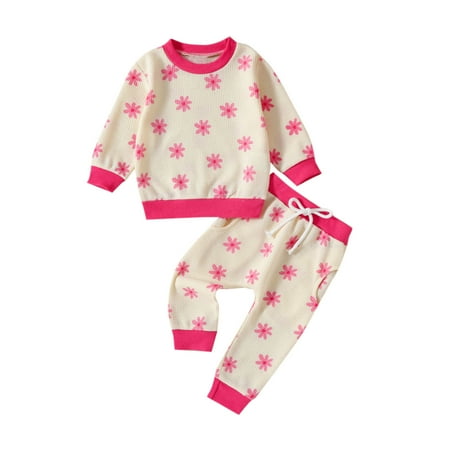 

Akiihool Girls Outfits Fall Outfits for Toddler Girls Ruffle Sleeve Top + Pants 2PC Fall Winter Outfit Set (Beige 9-12 Months)