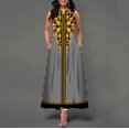 thumbnail image 1 of Mujeres nuevo suelto Floral Vintage agujero volantes Befree vestido grande grande grande verano Camis fiesta elegante Maxi vestidos Tan Jianjun unisex, 1 of 2