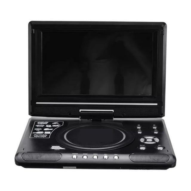 Lecteur DVD Portable de 9,8 Pouces pour la Maison et la Voiture, Lecteur TV de Jeu VCD CD, Adaptateur Radio USB, Prise en Charge de la Radio FM, Réception - UE, Facile à Utiliser
