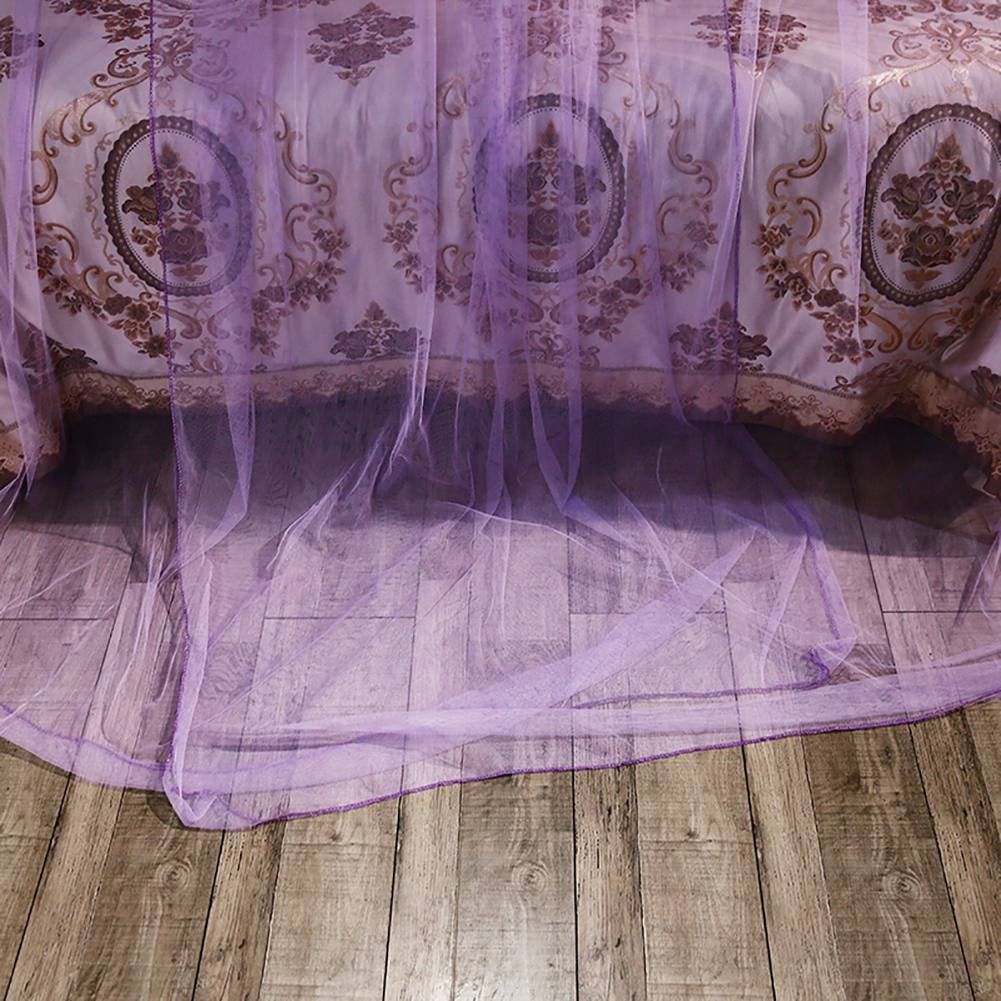 Polyester Mesh Hung Dome Mosquito Net Bed Canopy Princess Decor Fits Crib Twin Double Full Queen Bed