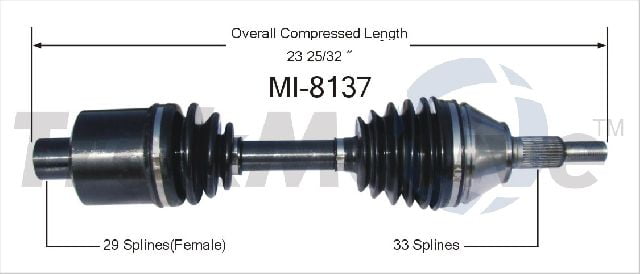 2005 dodge ram 1500 cv axle replacement