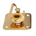 thumbnail image 2 of Guitar Plate Output Cover for LP Electric Guitar Bass Part 35x35mm Gold, 2 of 5
