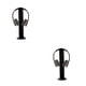 thumbnail image 4 of Tholdsy 1 pieza de acrílico para auriculares, soporte para auriculares, soporte Universal de exhibición de moda para auriculares negro 25*7.3*8.5 cm 2piezas, 4 of 5