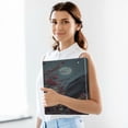 thumbnail image 6 of 3 Ring Binder 1.5 inch Round Rings with Interior Pockets Binders Organizer Office School 1Pack The Night Black Raven, 6 of 10