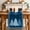 SkyBlue DarkBlue, variant on Blue Christmas Trees Table Runner 72 Inches Long Farmhouse Dress Scarves, Navy Winter Snowflakes Checkered Dining Tablerunner for Coffee Table/Kitchen Island/Party Décor, 13" x 72"