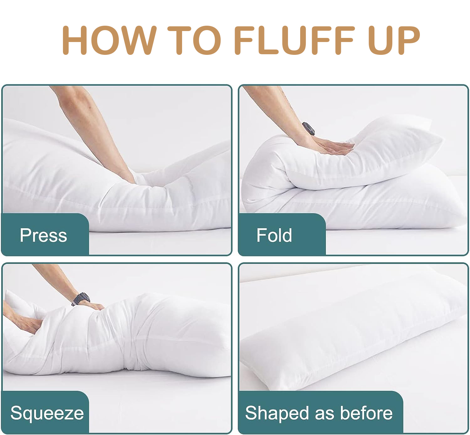 Yalamila Body Pillow Insert, 20 x 54 Inch photo 2