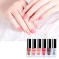 thumbnail image 2 of Esmalte de uñas Esmalte de uñas 36ML Esmalte de uñas a base de agua Desprendible Salud No tóxico Transpirable Juego de 6 colores, 2 of 3