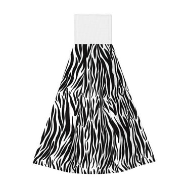 Bixox Zebra Print Hand Towels for Bathroom Kitchen Fingertip Towel Fast Drying Washcloth for Bathroom Kitchen Home Decor