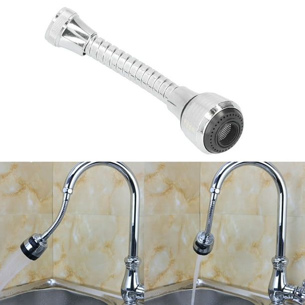Tuyau de robinet en acier inoxydable Sonew, accessoire de robinet, tuyau d' extension de robinet de cuisine tuyau de robinet d'eau rotatif universel  pour restaurant de cuisine à domicile 