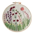 Jacenvly Boho Wall Decor Clearance Beginner'S Embroidery Flower Kit