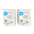 Great Value Original Vanilla Lowfat Yogurt, 6 oz, 4 Count