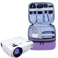 thumbnail image 1 of Bolsa de transporte LUXJA compatible con el miniproyector DR.J, color morado, 1 of 7