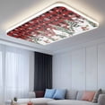 thumbnail image 2 of Red Plaid Christmas Fluorescent Light Covers, Snowman Xmas Tree Snowflake Winter Magnetic Light Covers for Ceiling Lights, Fluorescent Ceiling Shade Filters for Classroom Bedroom Office 4x2Ft x 1PCS, 2 of 8