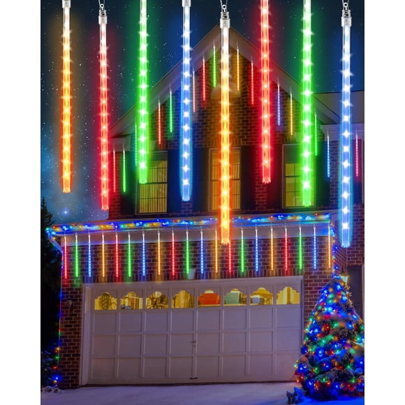 Cadena de luces Flacchi, 20 tubos, 480 LED, multicolor, 8,85 m, 110 V