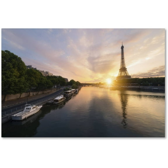 Trademark Fine Art 'Stay Up Paris' Canvas Art by Mathieu Rivrin
