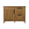 thumbnail image 3 of Saint Birch Austin 2-Drawer Modern Wood File Cabinet in Rustic Brown, 3 of 7