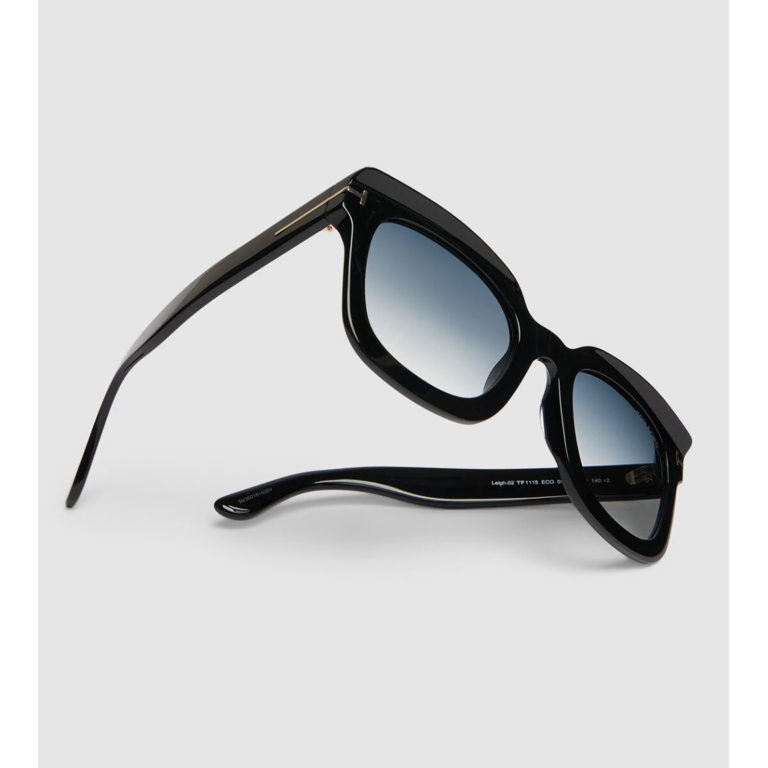 Tom Ford Leigh Smoke Gradient Square Ladies Sunglasses