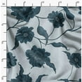 thumbnail image 2 of Soimoi Cotton Poplin Blue Fabric By the Yard - 42 Inch Wide -Florals Print Fabric - Elegant and Timeless Patterns for Fashion and Home Decor Printed Fabric, 2 of 6