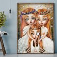 thumbnail image 3 of Cuadros Decorativos Taladro redondo completo, pintura de diamantes, ojos grandes, muñeca, mosaico, Kits, arte DIY (WT788) Sywqhk Nuevos Originales, 3 of 9